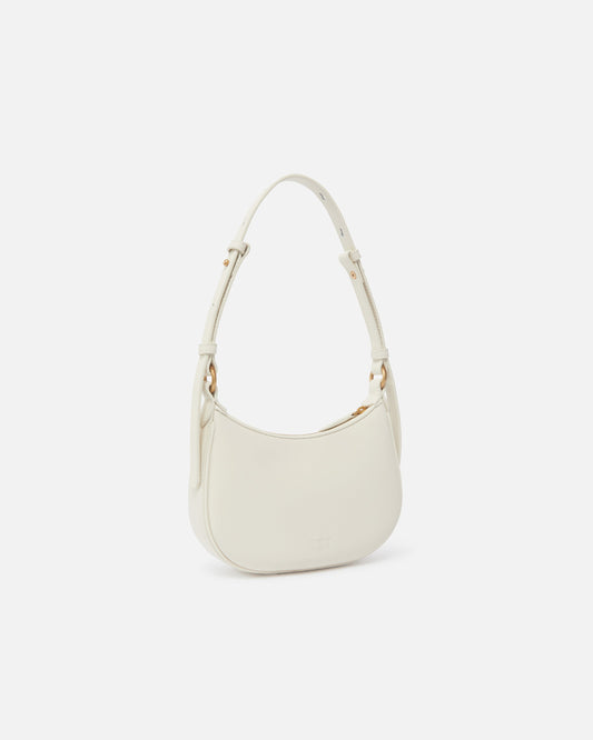 Half Moon baby leather shoulder bag