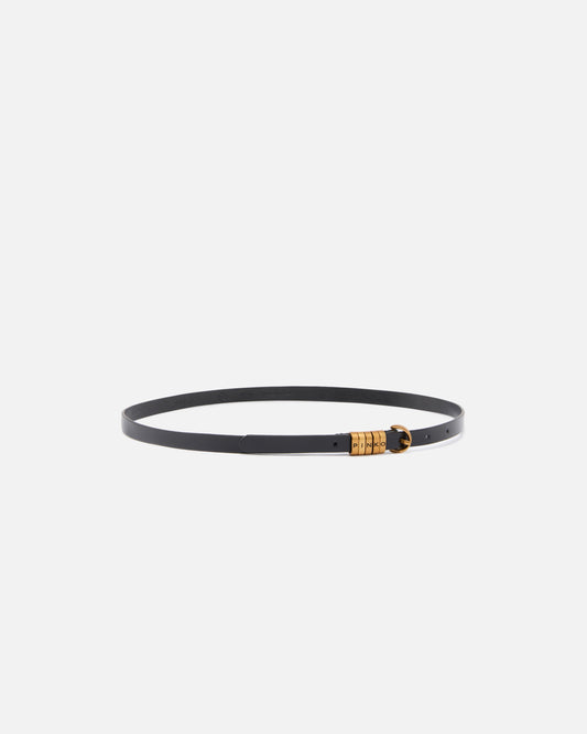 1.2-cm belt with logo lettering logo