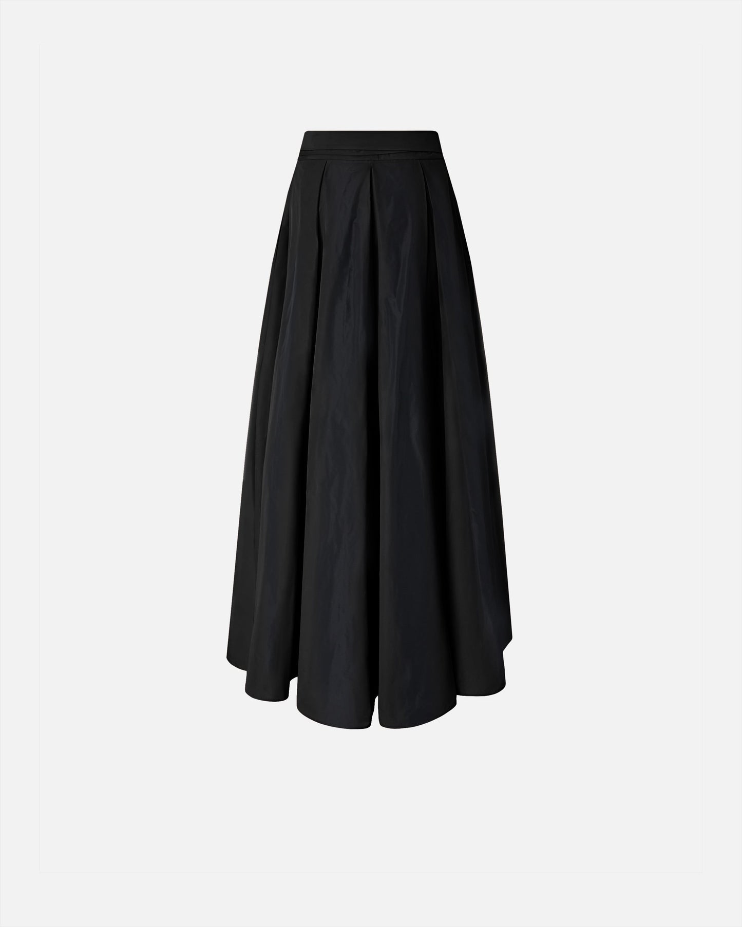Long wrap skirt with bow