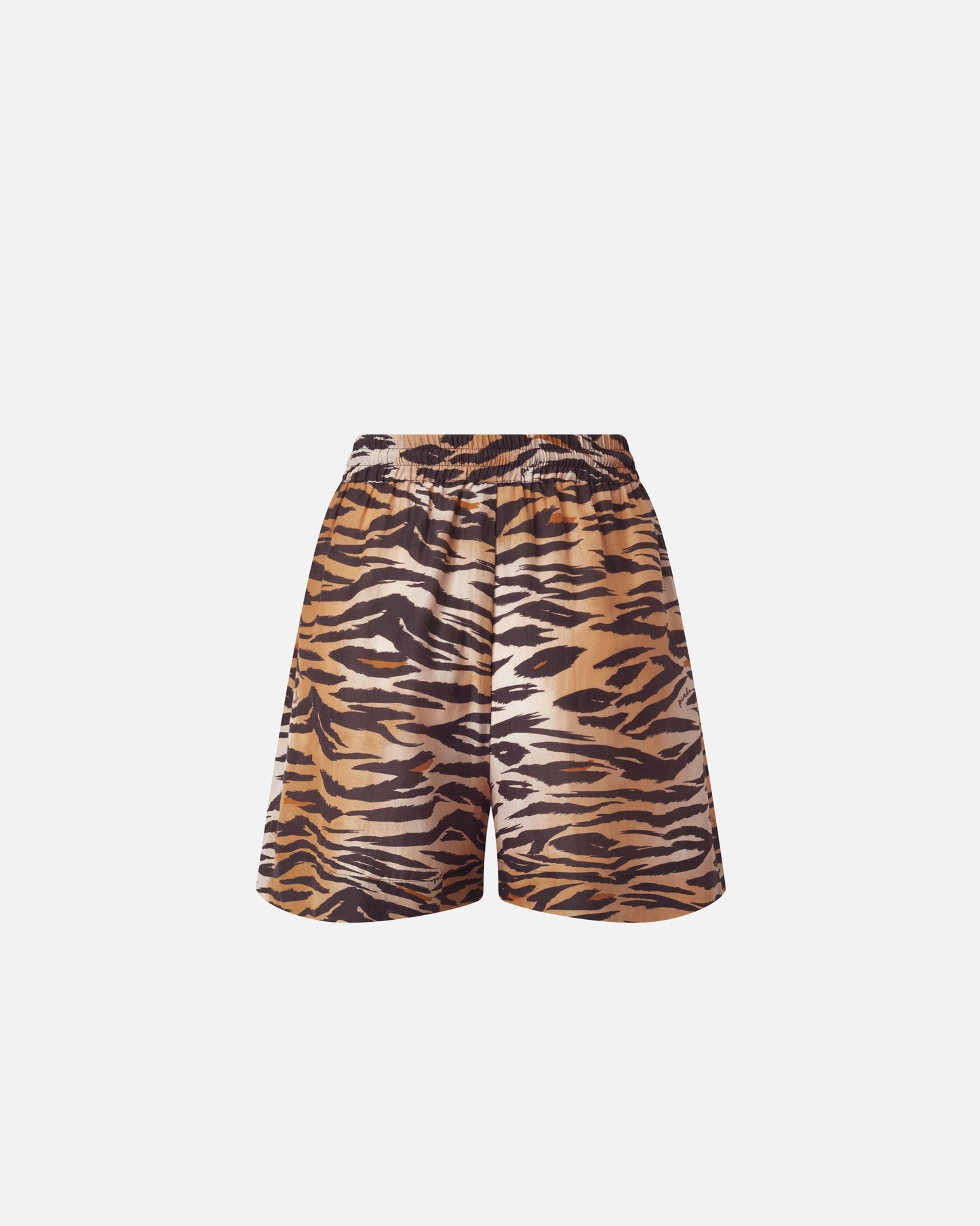 Shorts with tiger print