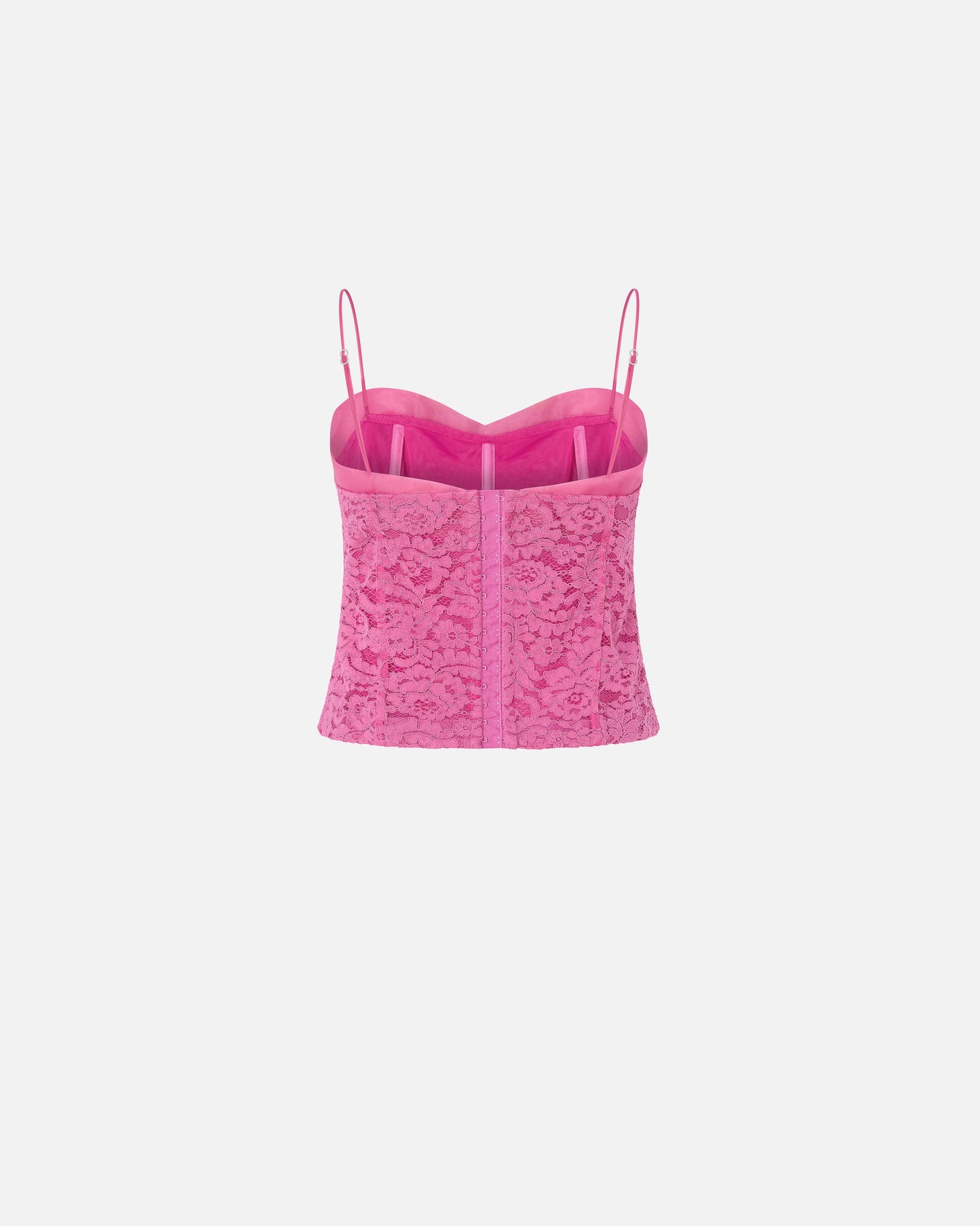 Lace bustier top