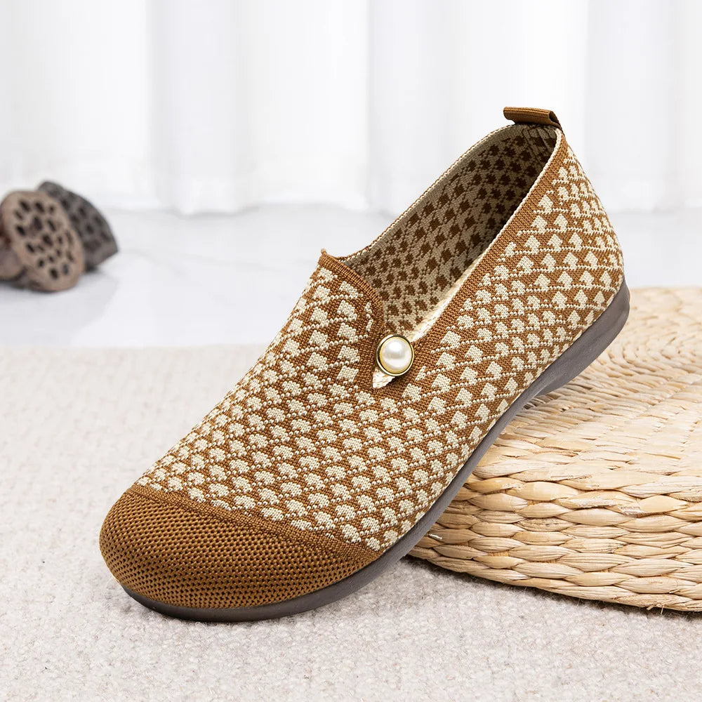 2024 Neue rutschfeste Canvas-Flats mit weicher Sohle