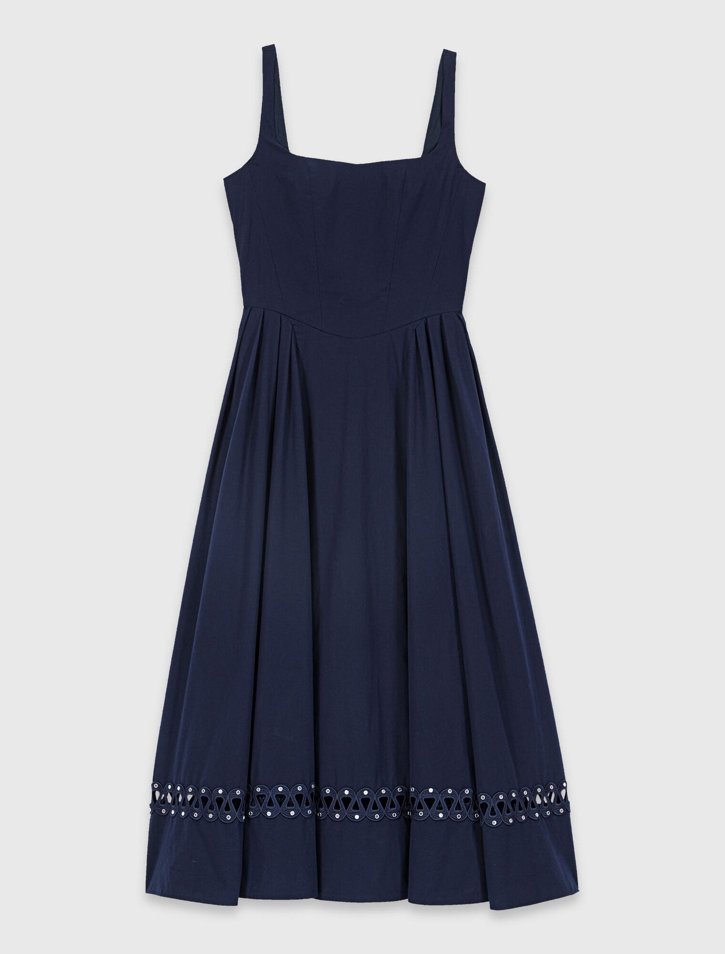 Flared midi dress