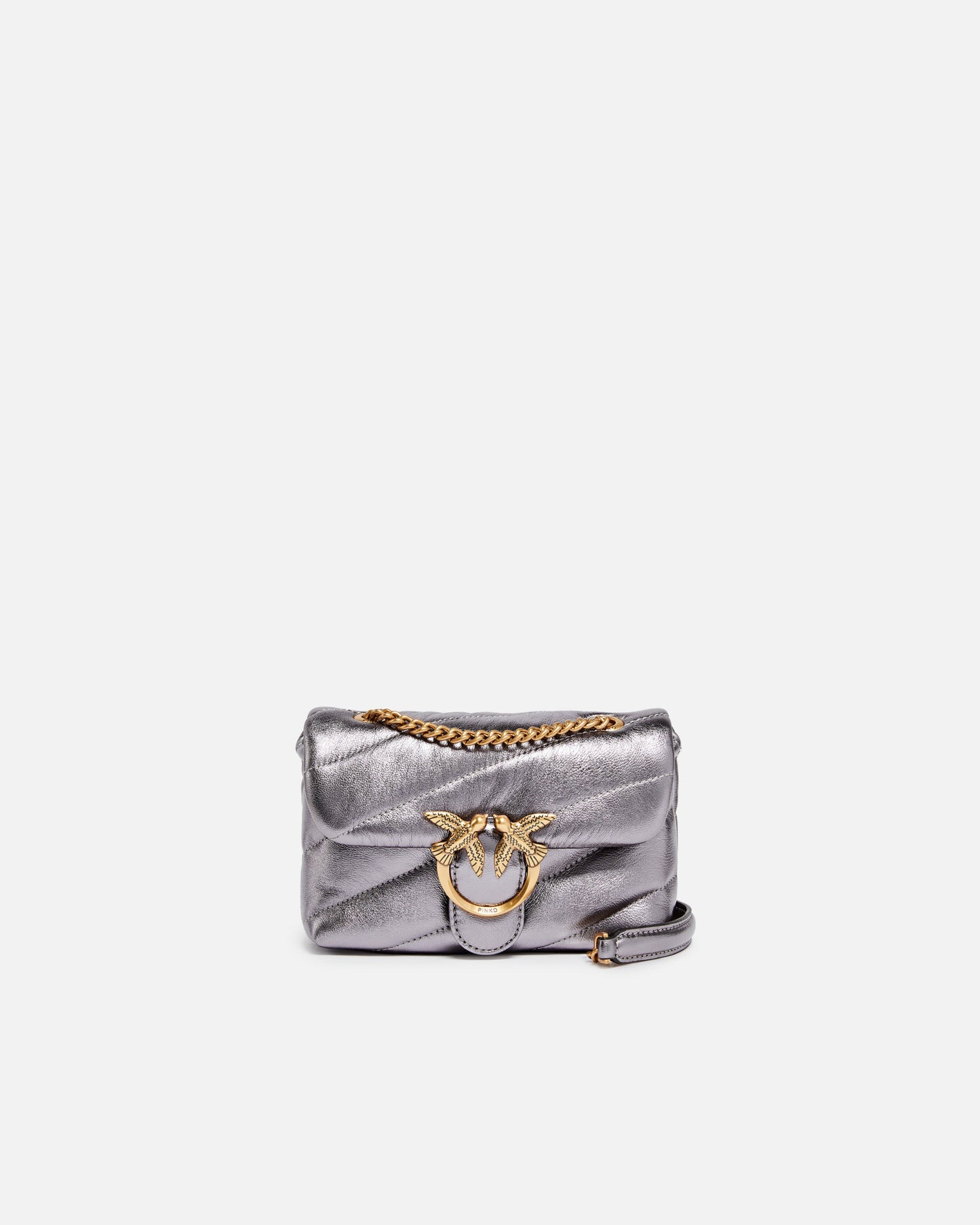 Baby Love Bag Puff laminated nappa leather crossbody bag