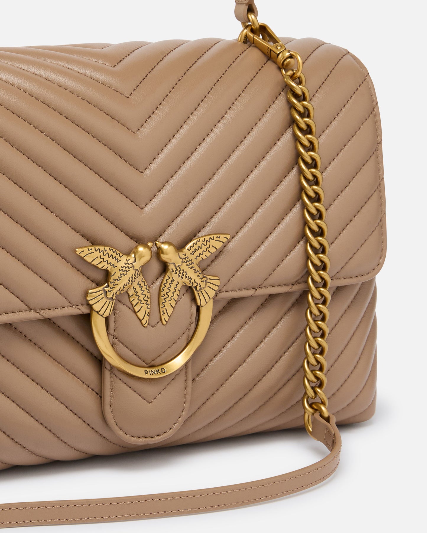 Large handbag Lady Love Bag Puff Chevron
