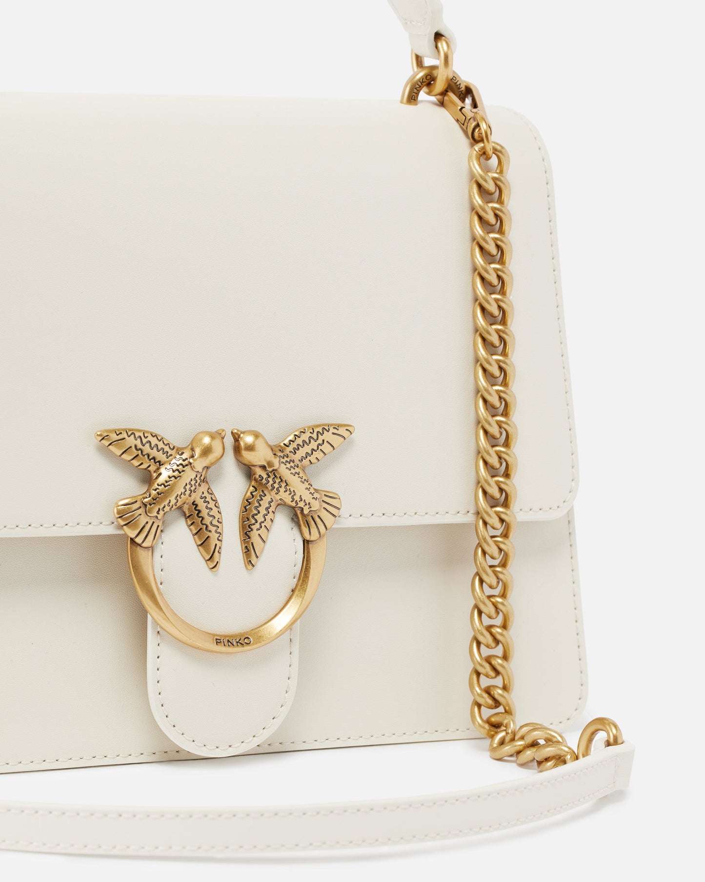 Medium handbag Love Bag Top Handle in leather