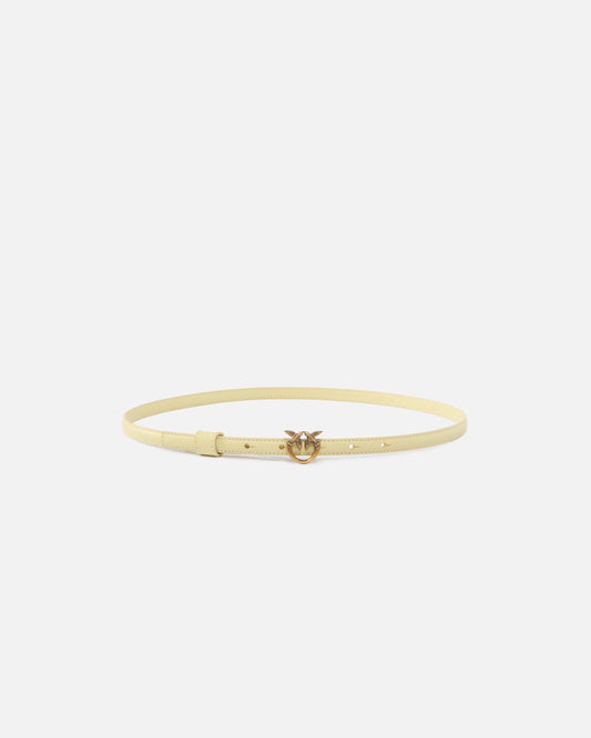 Thin belt with Love Birds buckle, 1cm