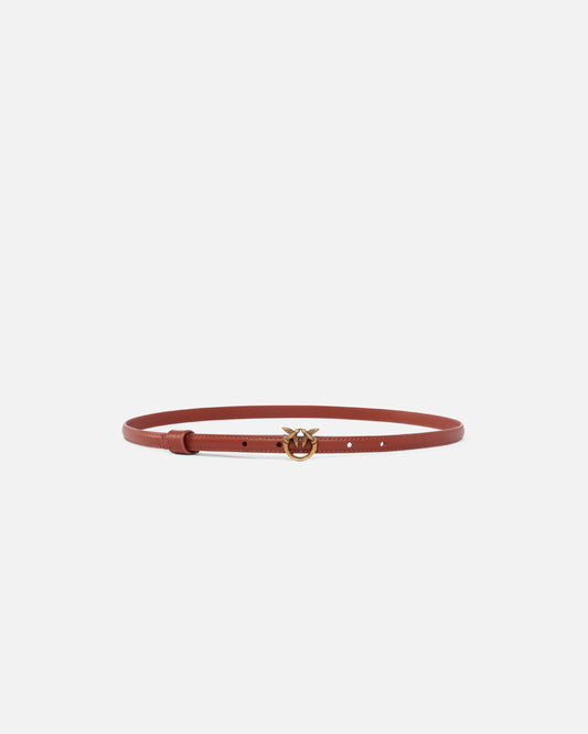 Thin belt with Love Birds buckle, 1cm