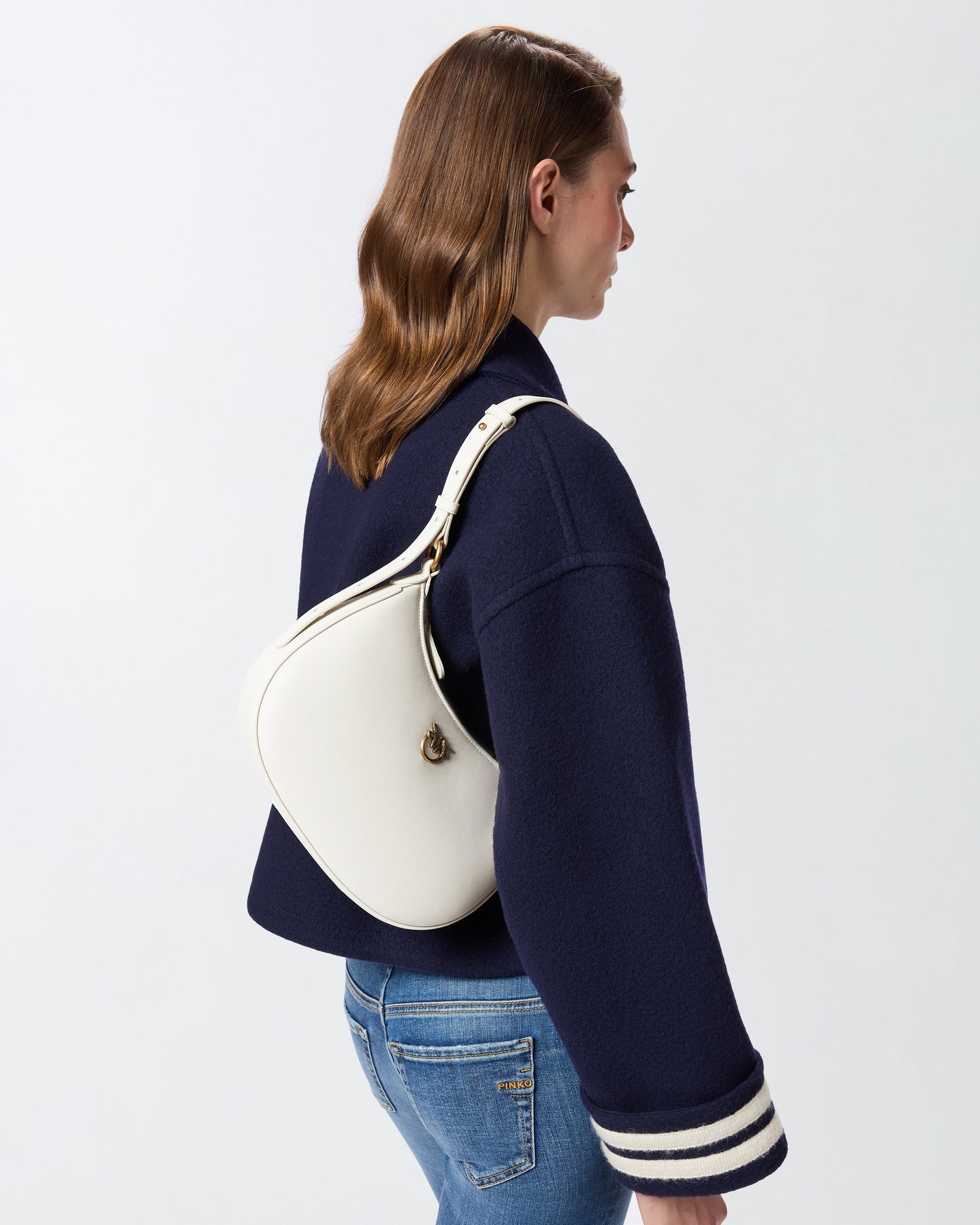 Small shoulder bag Love Bag Half Moon Simply