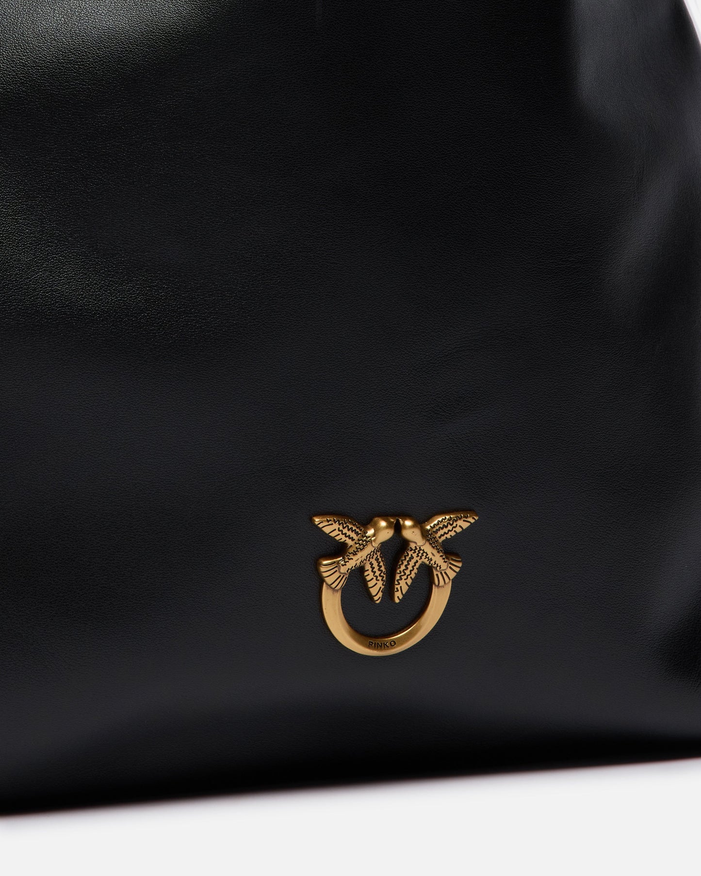 Vertical medium leather Slouchy Bag