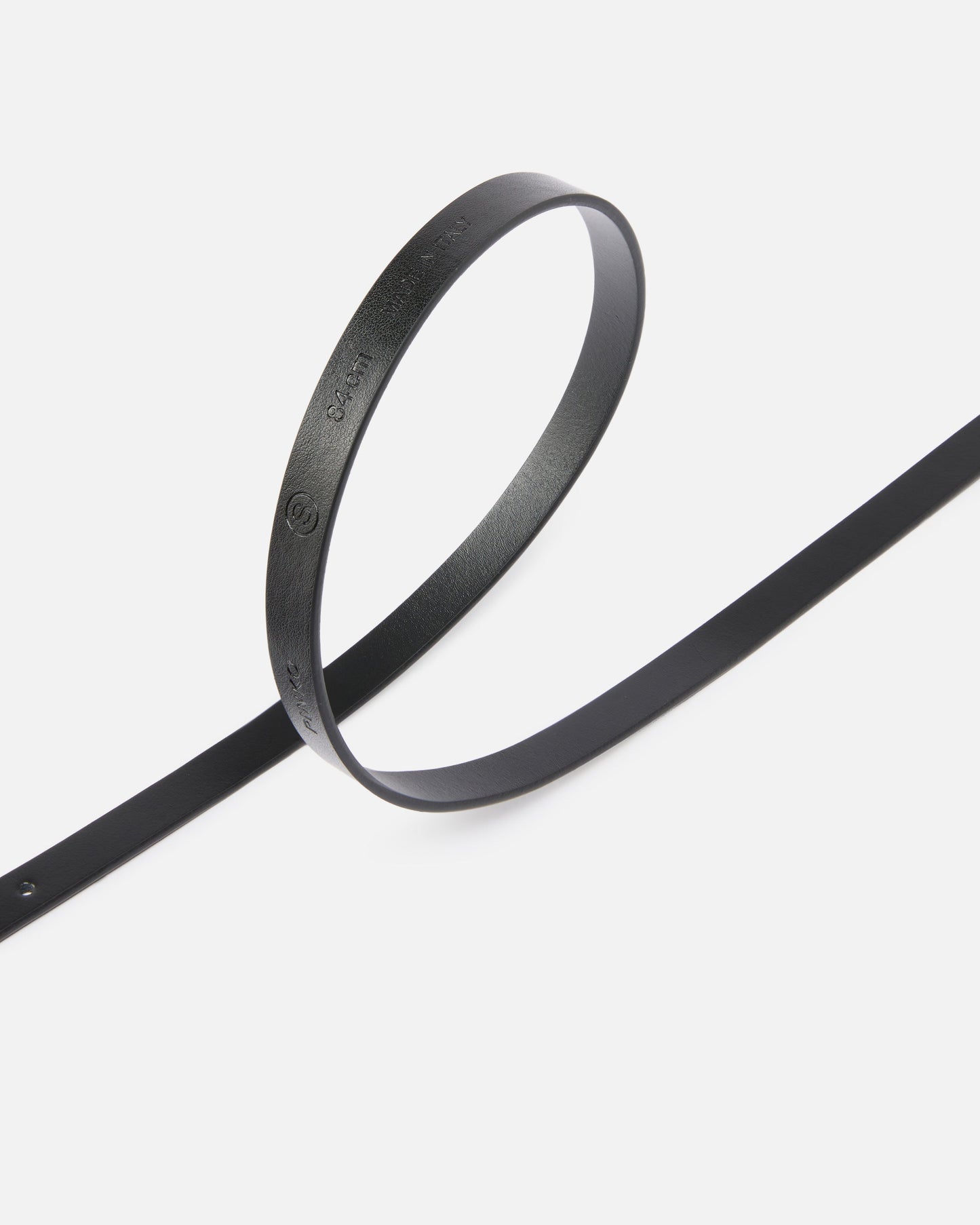 1.2-cm belt with logo lettering logo