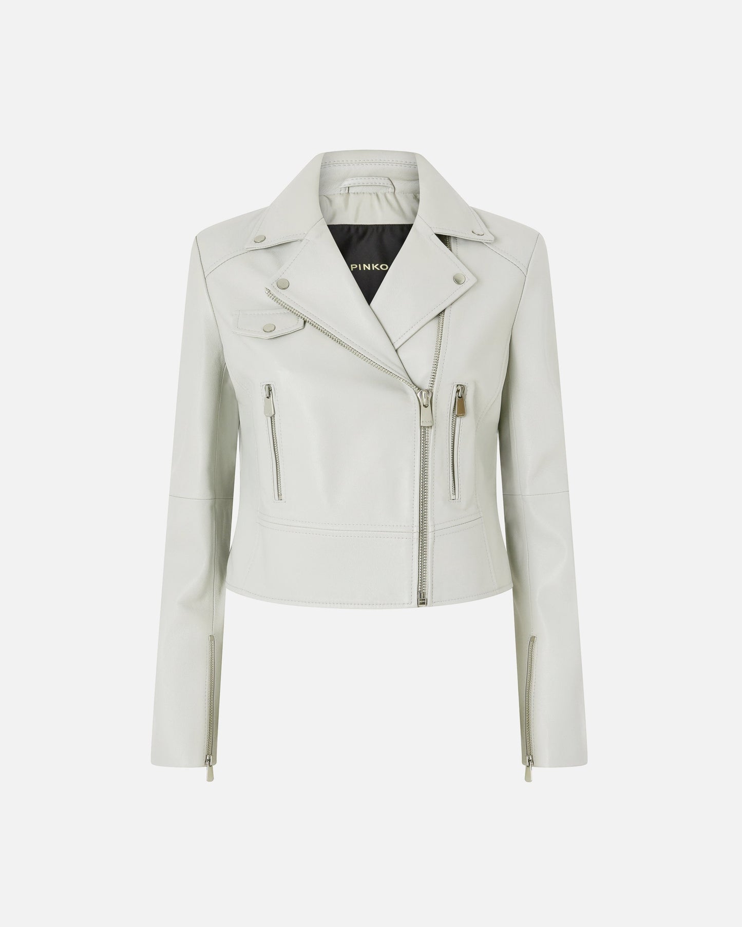 Biker-style jacket in nappa leather
