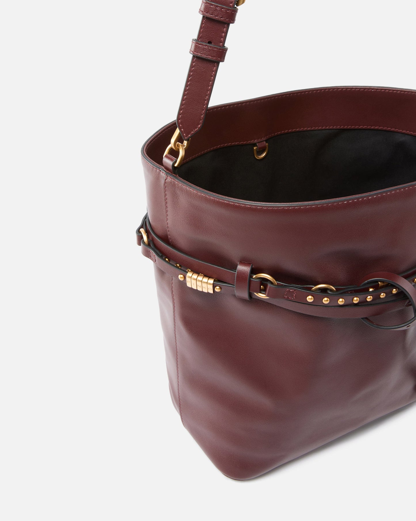 Bucket Belt Bag medium shoulder bag in leather