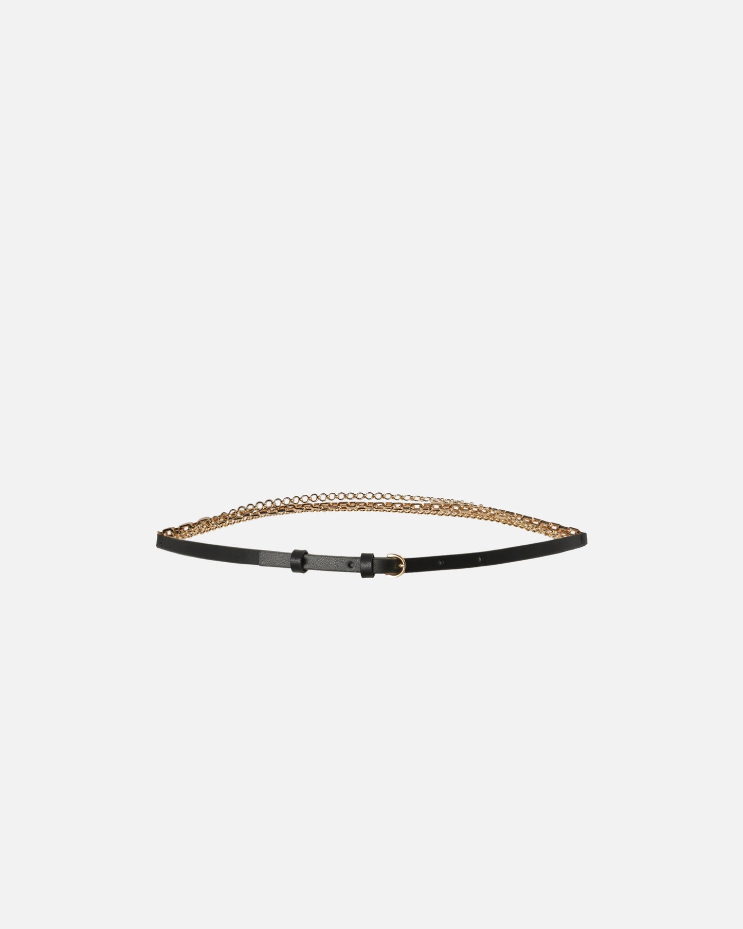 Studded belt with crossover effect, 1 cm