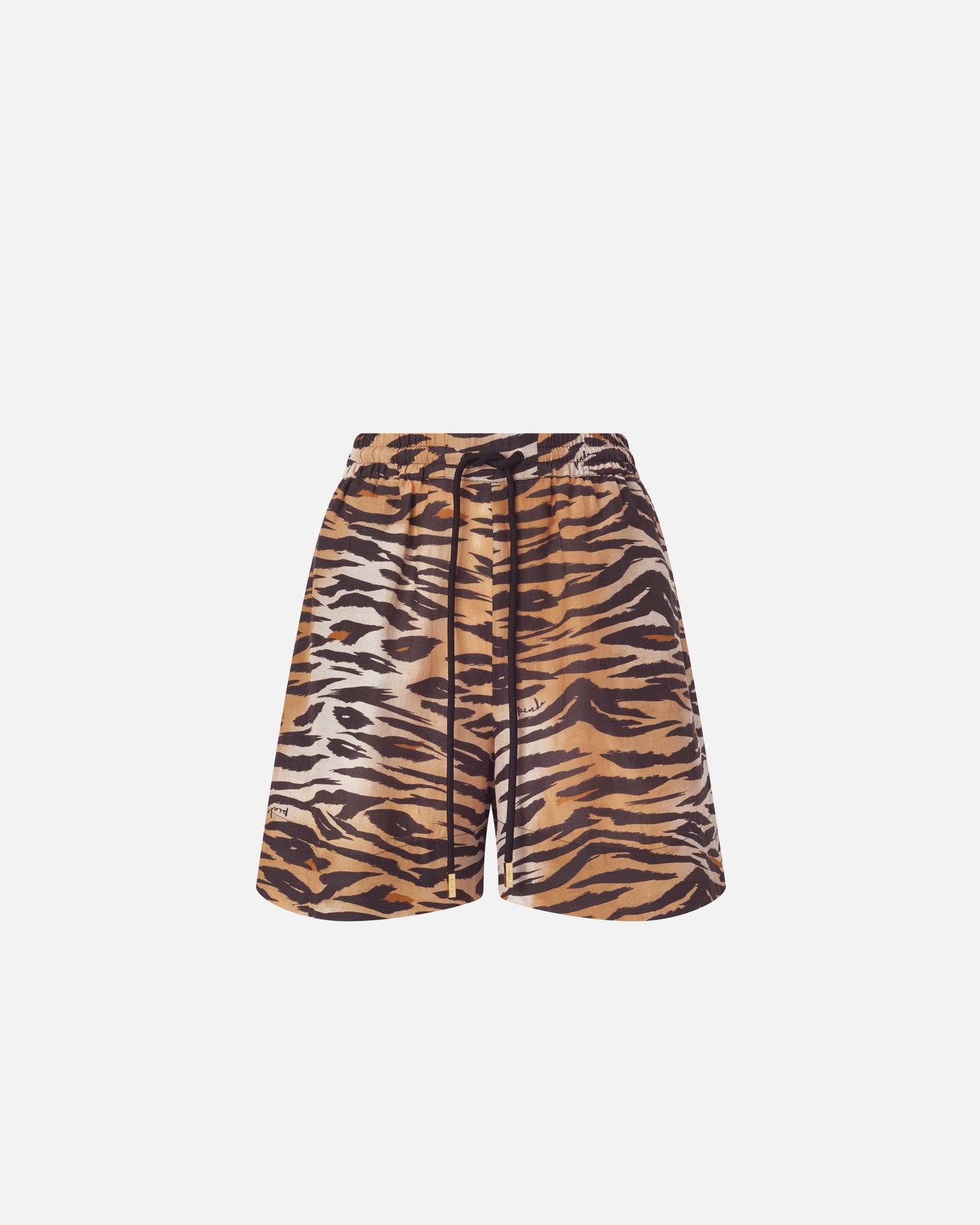 Shorts with tiger print