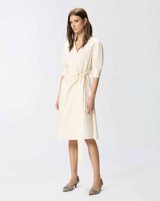 Midi wrap dress