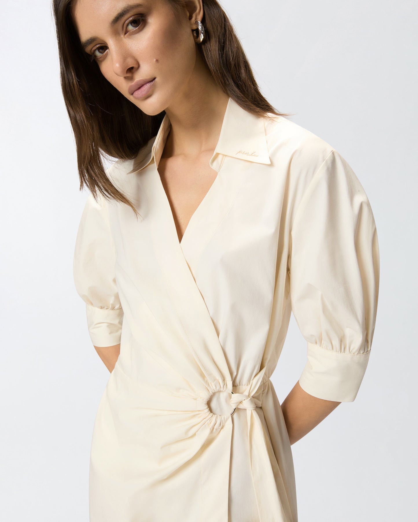 Midi wrap dress