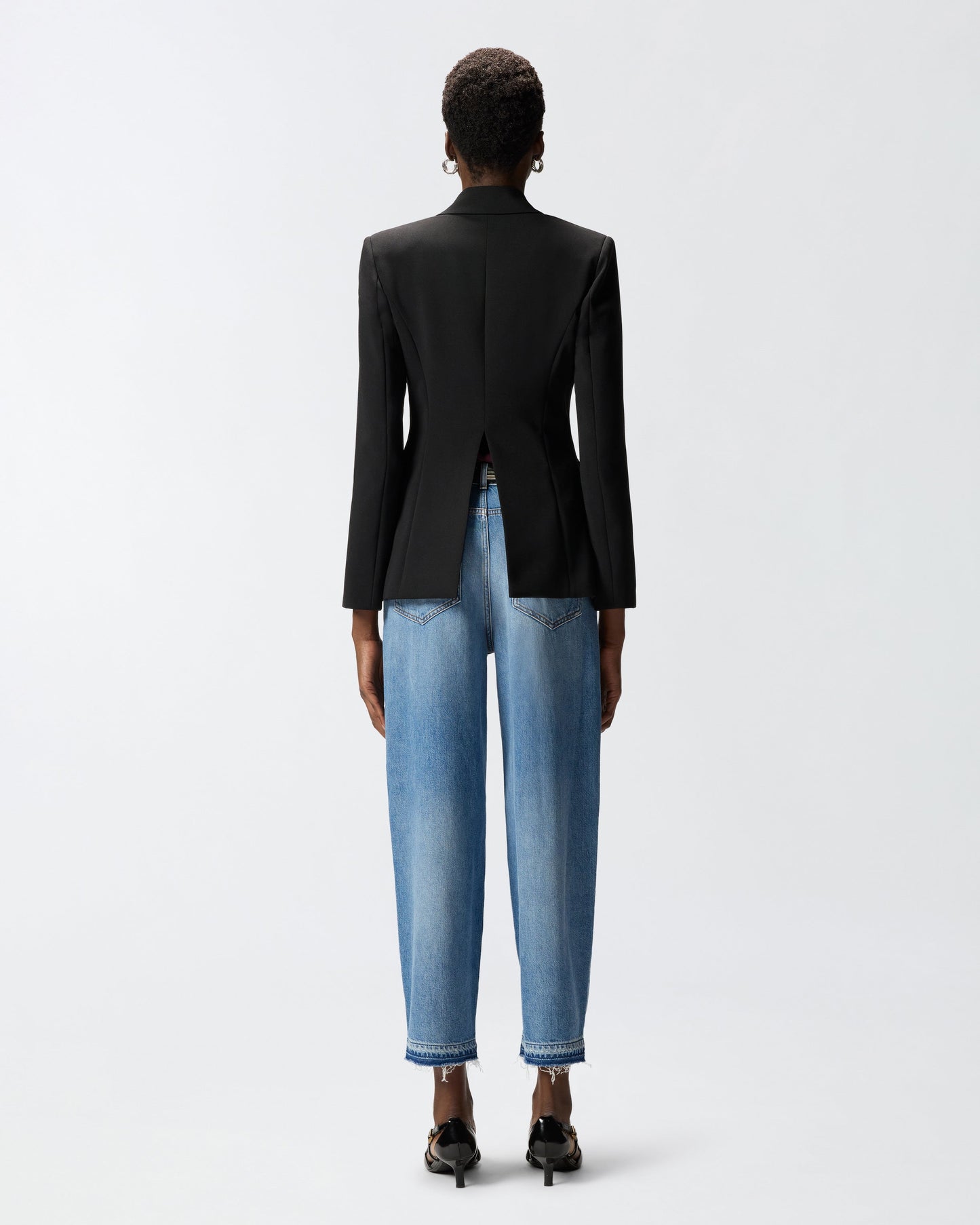 Jacket in technical canvas