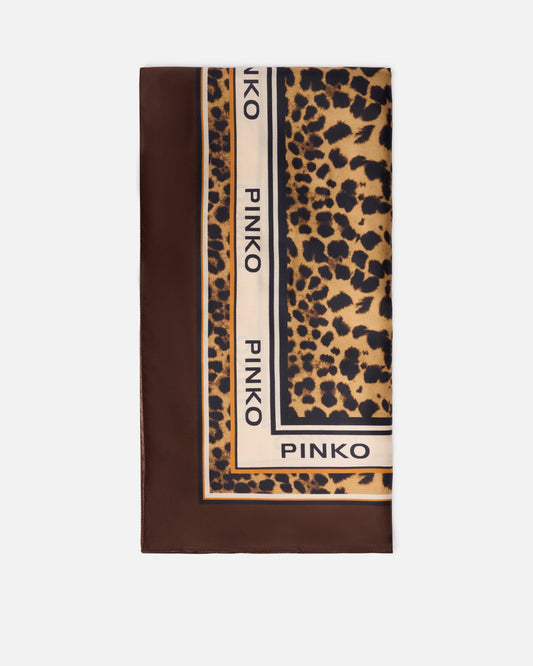 Leopard-print scarf