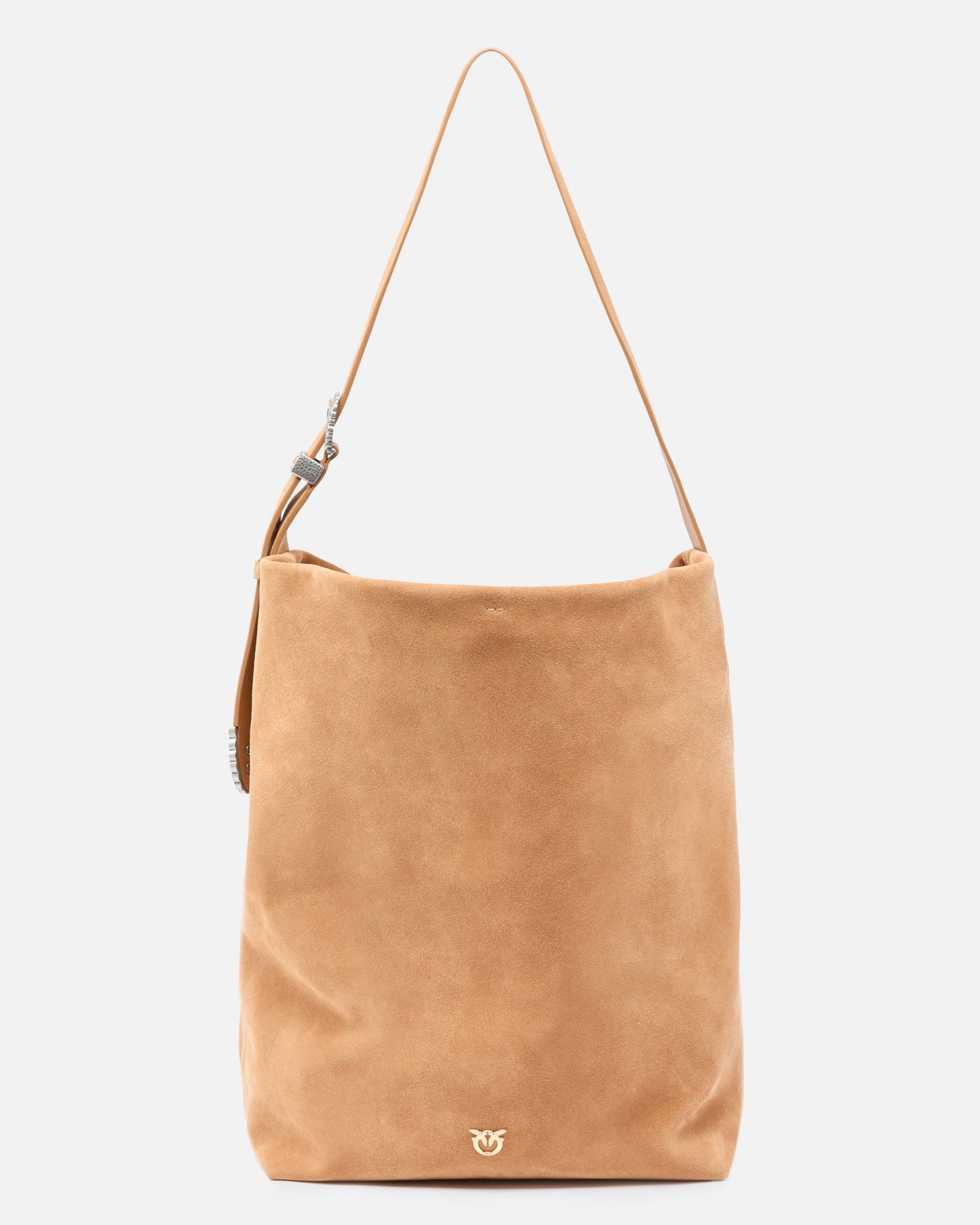 Bucket Big large crossbody bag in suede