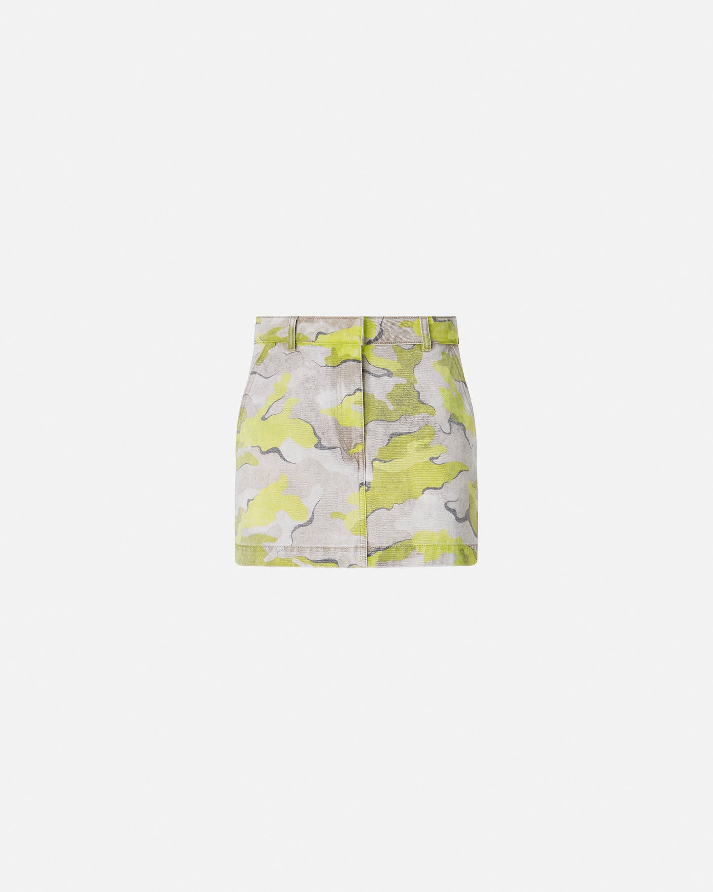 Camouflage mini skirt