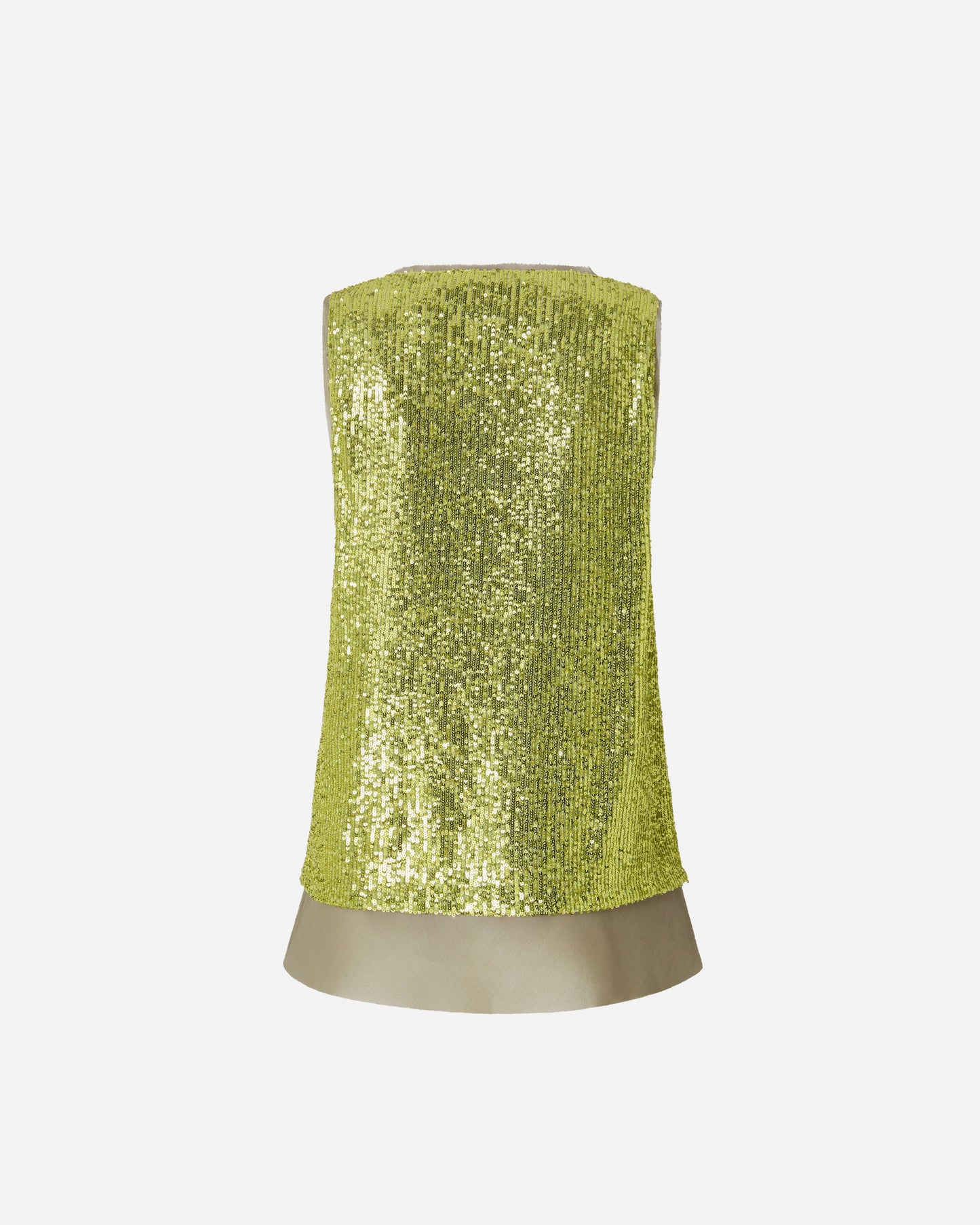 Fully sequinned vest top