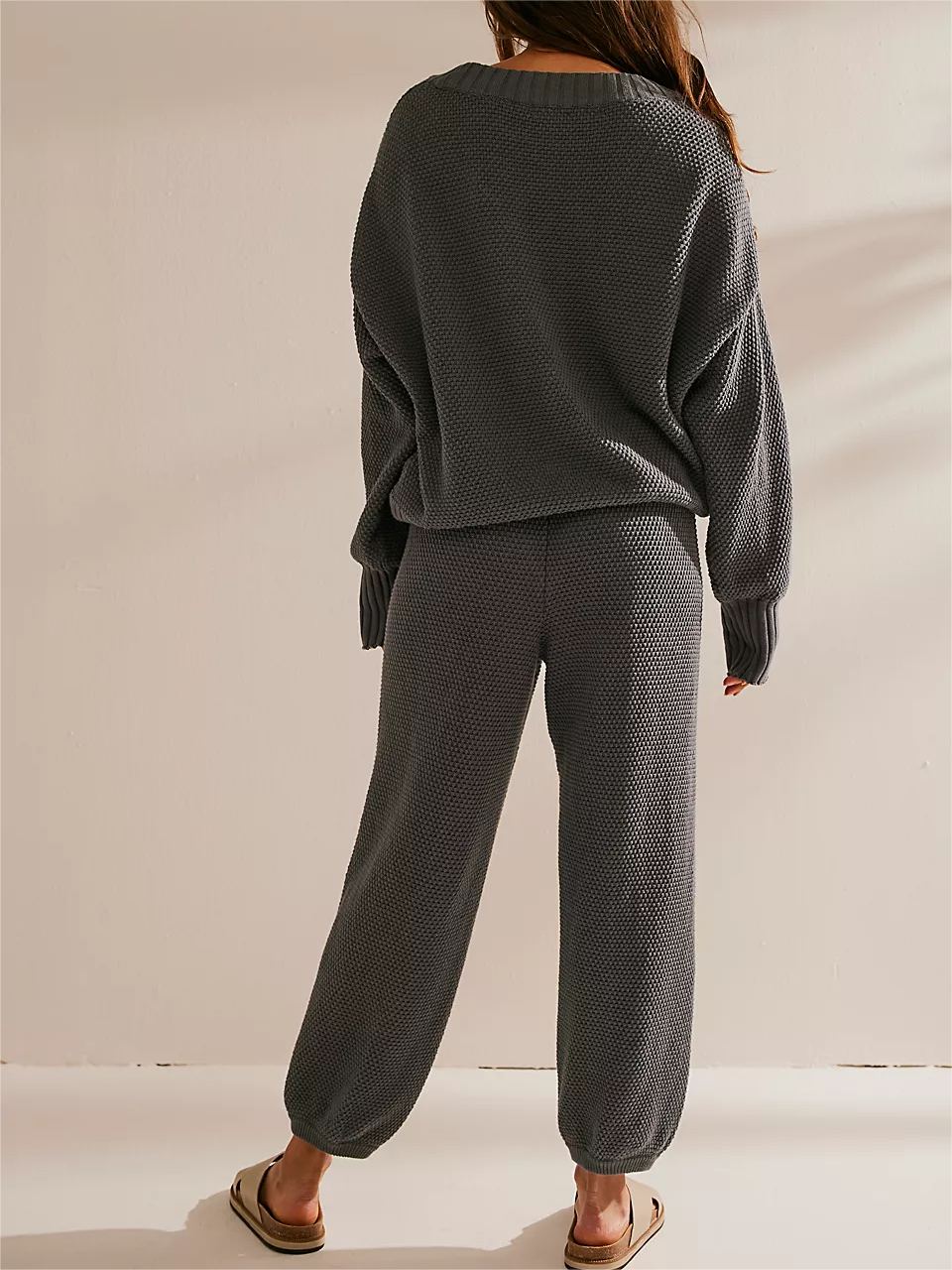 Neues weiches Rippstrick-Set (2 kaufen, kostenloser Versand)