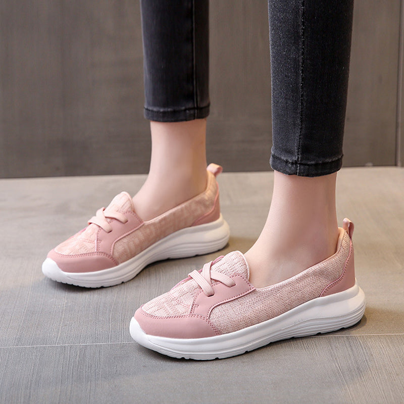 Atmungsaktive Damen-Slipper mit Fußgewölbestütze und rutschfester Sohle