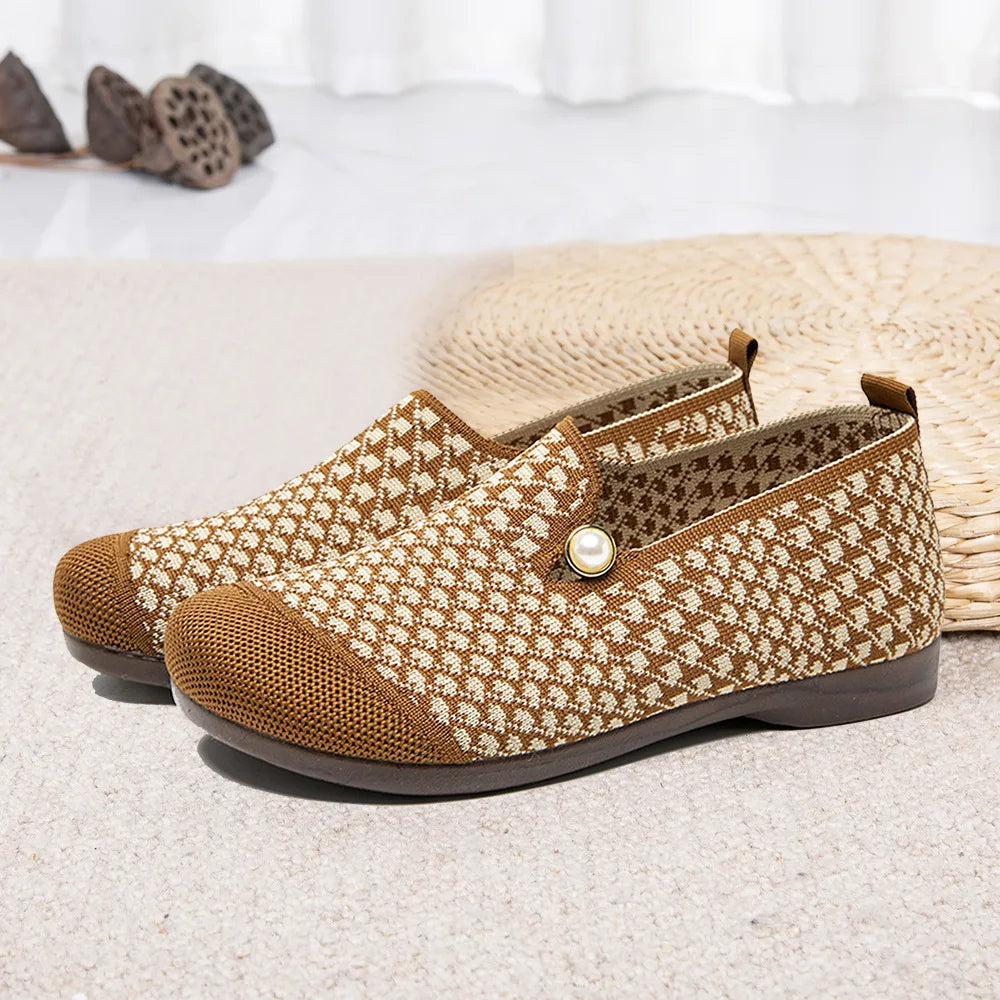 2024 Neue rutschfeste Canvas-Flats mit weicher Sohle