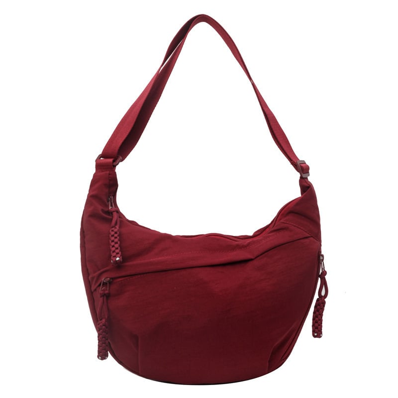 Designer Direktvertrieb Damenmode Uni-Nylon Umhängetasche Hobo-Tasche