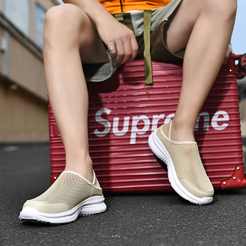 Atmungsaktive Mesh-Slipper für Herren