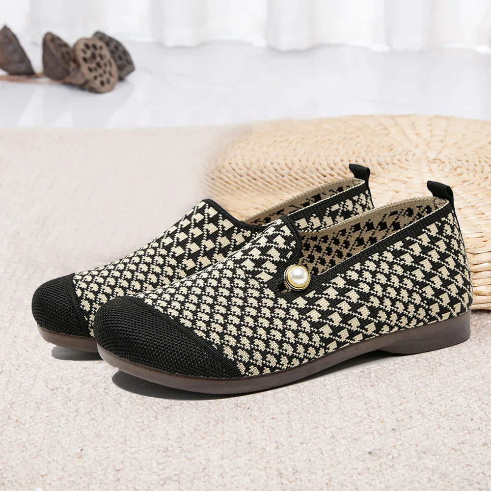 2024 Neue rutschfeste Canvas-Flats mit weicher Sohle