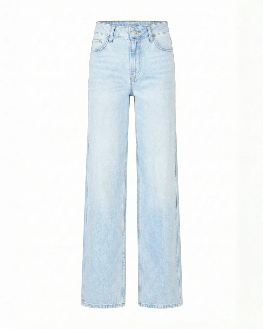 BBL Wide Leg Jeans mit mittlerer Leibhöhe