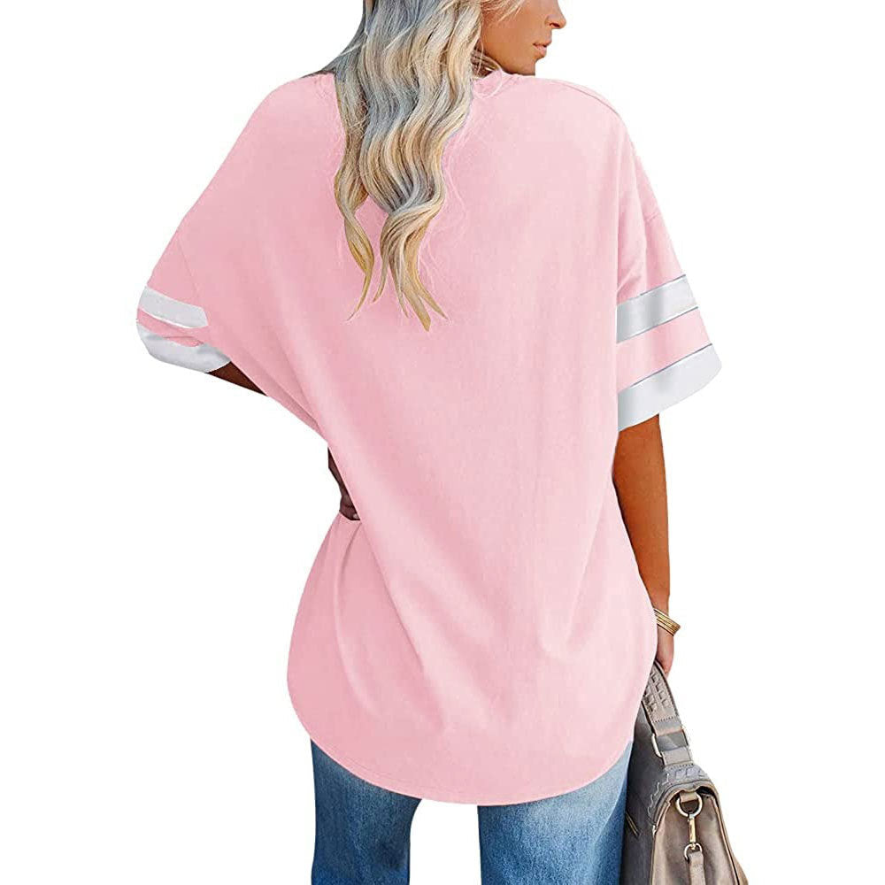 🔥Bis zu 69% Rabatt heute🔥Damen Sommer 2025 Oberteile 20 Farben Lässige V-Ausschnitt T-Shirts