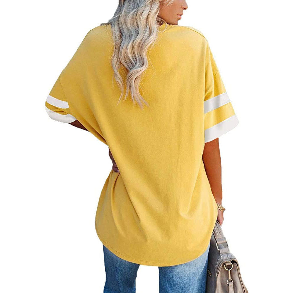🔥Bis zu 69% Rabatt heute🔥Damen Sommer 2025 Oberteile 20 Farben Lässige V-Ausschnitt T-Shirts