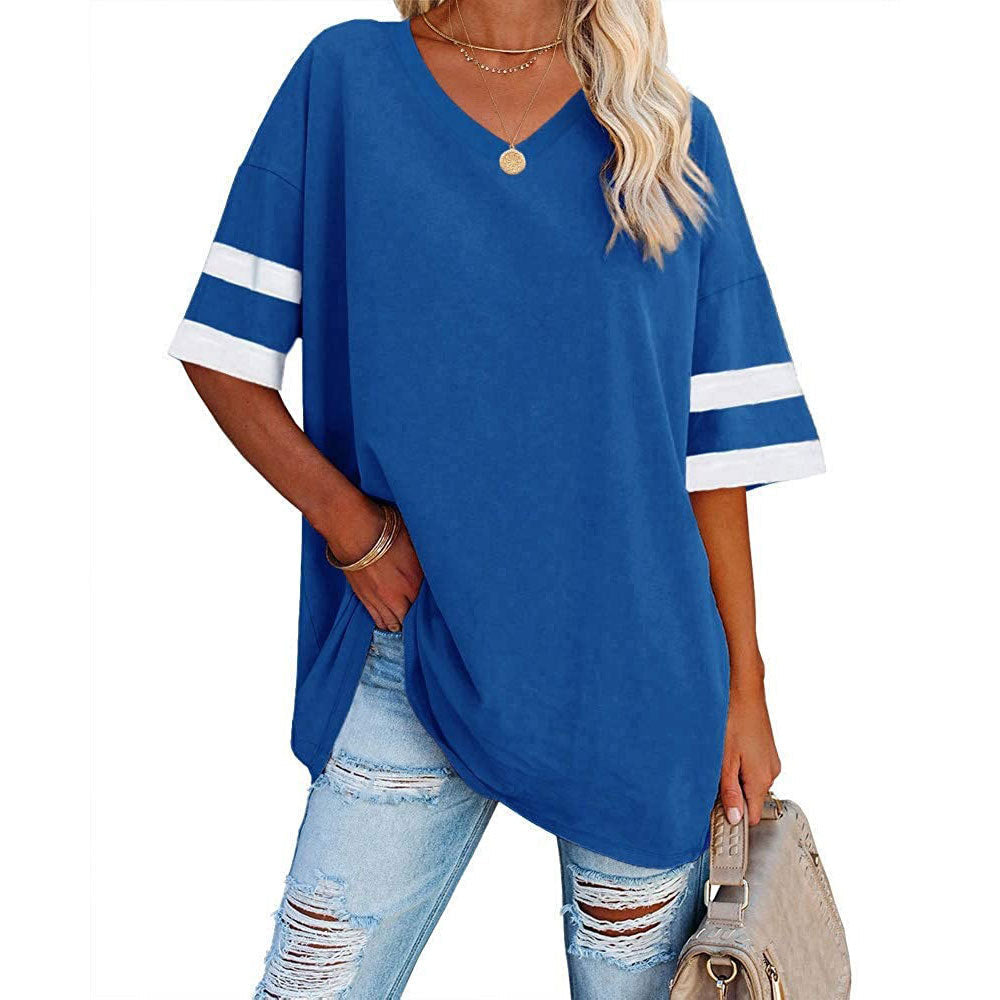 🔥Bis zu 69% Rabatt heute🔥Damen Sommer 2025 Oberteile 20 Farben Lässige V-Ausschnitt T-Shirts