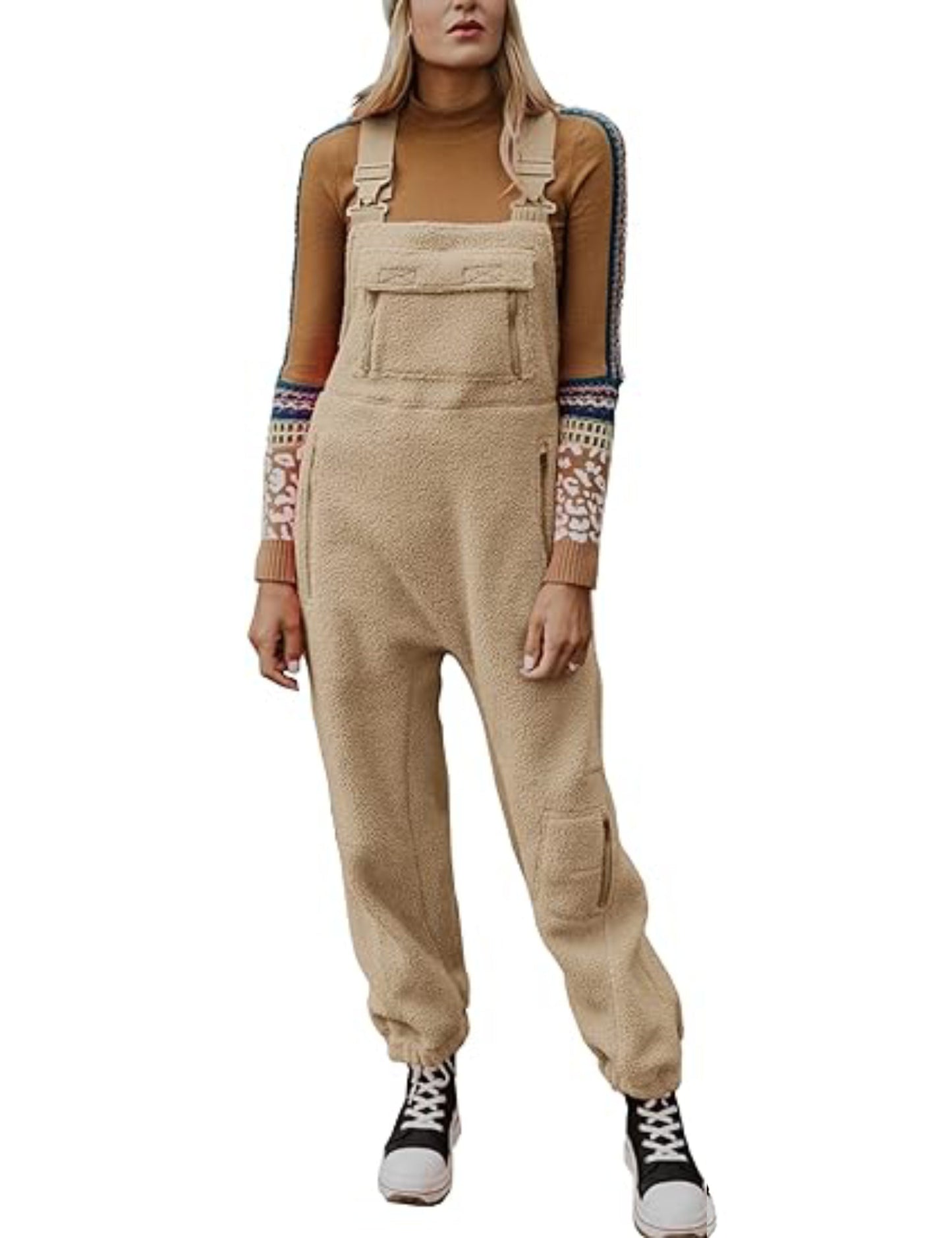 Heißer Verkauf Damen-Fleece-Overall warm, locker, lässig (2 kaufen, kostenloser Versand)