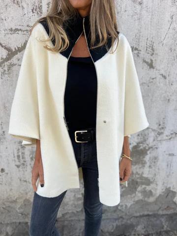 Freizeitjacke mit Stehkragen und halbem Reißverschluss (2 kaufen, kostenloser Versand)