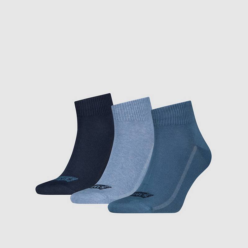 Mid Cut Logo Socks - 3 Pack