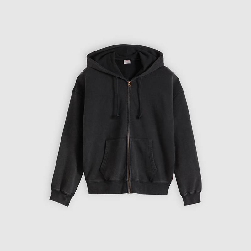 Hayes Boxy Full-zip Sweatshirt
