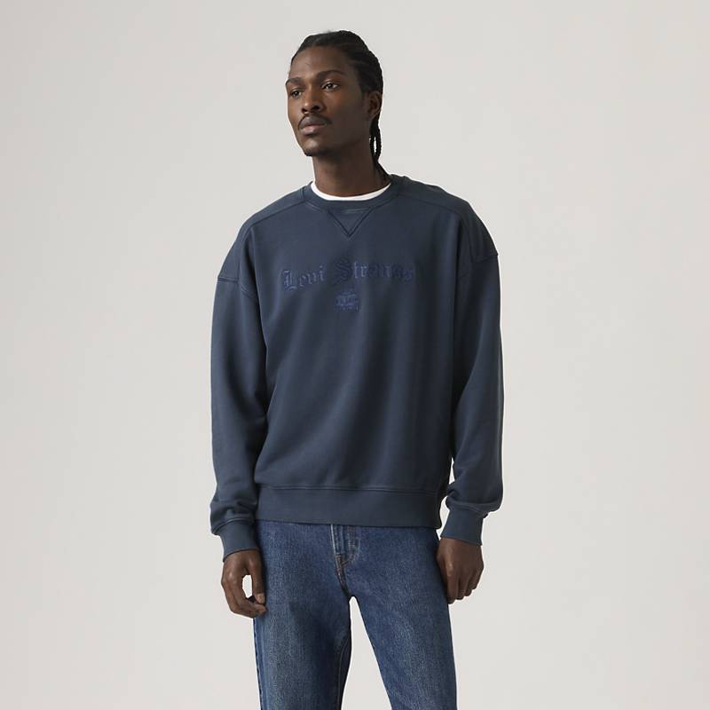 Boxy Graphic Crewneck Sweatshirt
