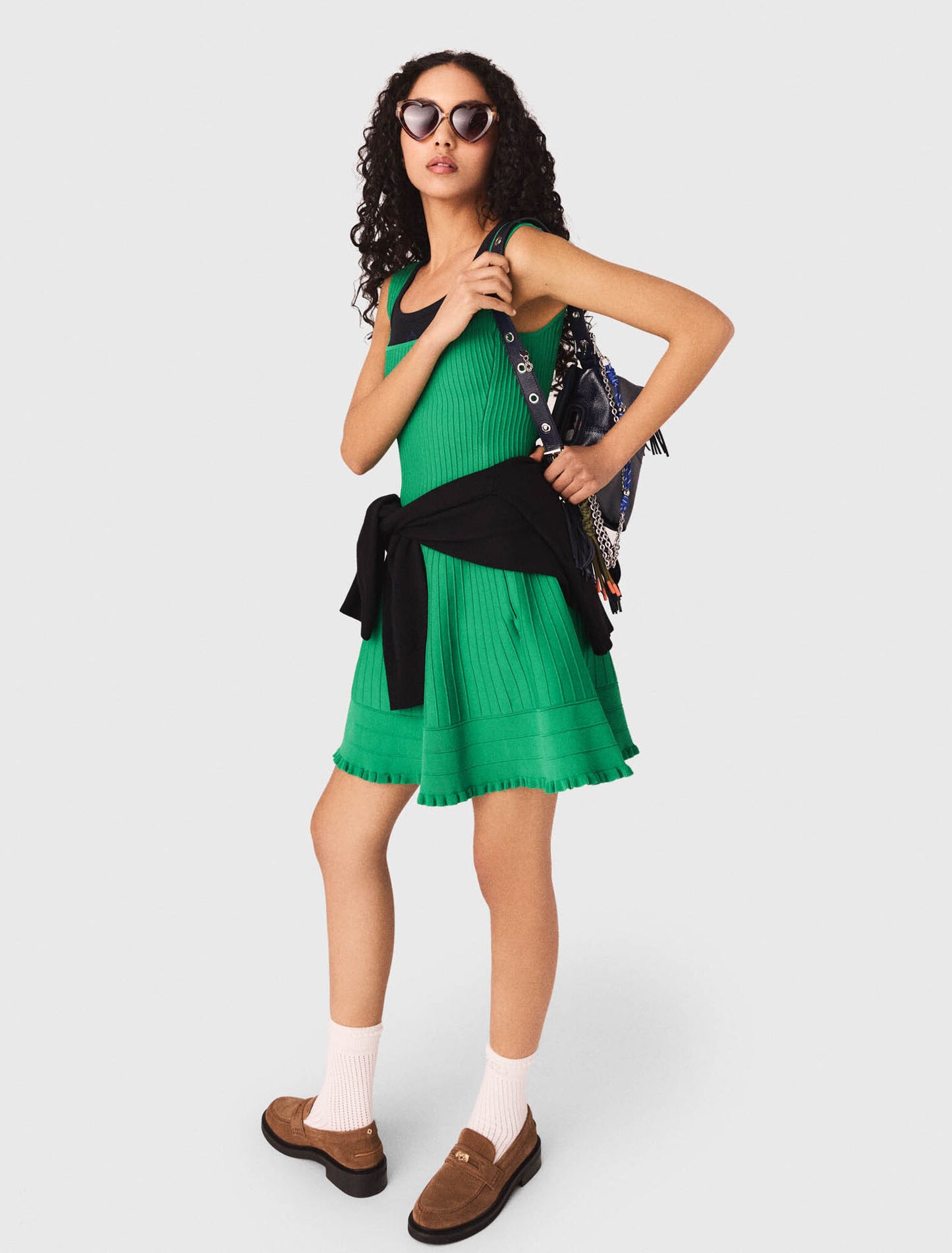 Knit skater dress