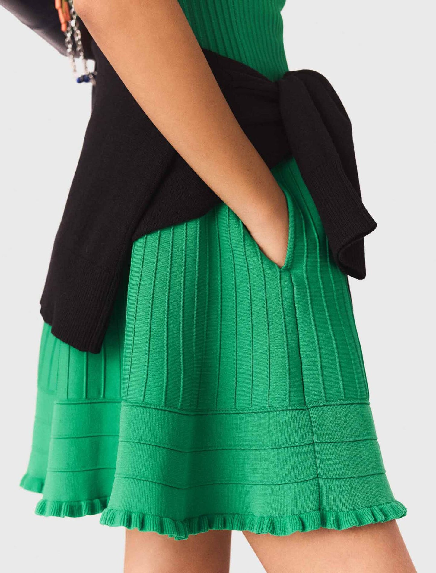 Knit skater dress