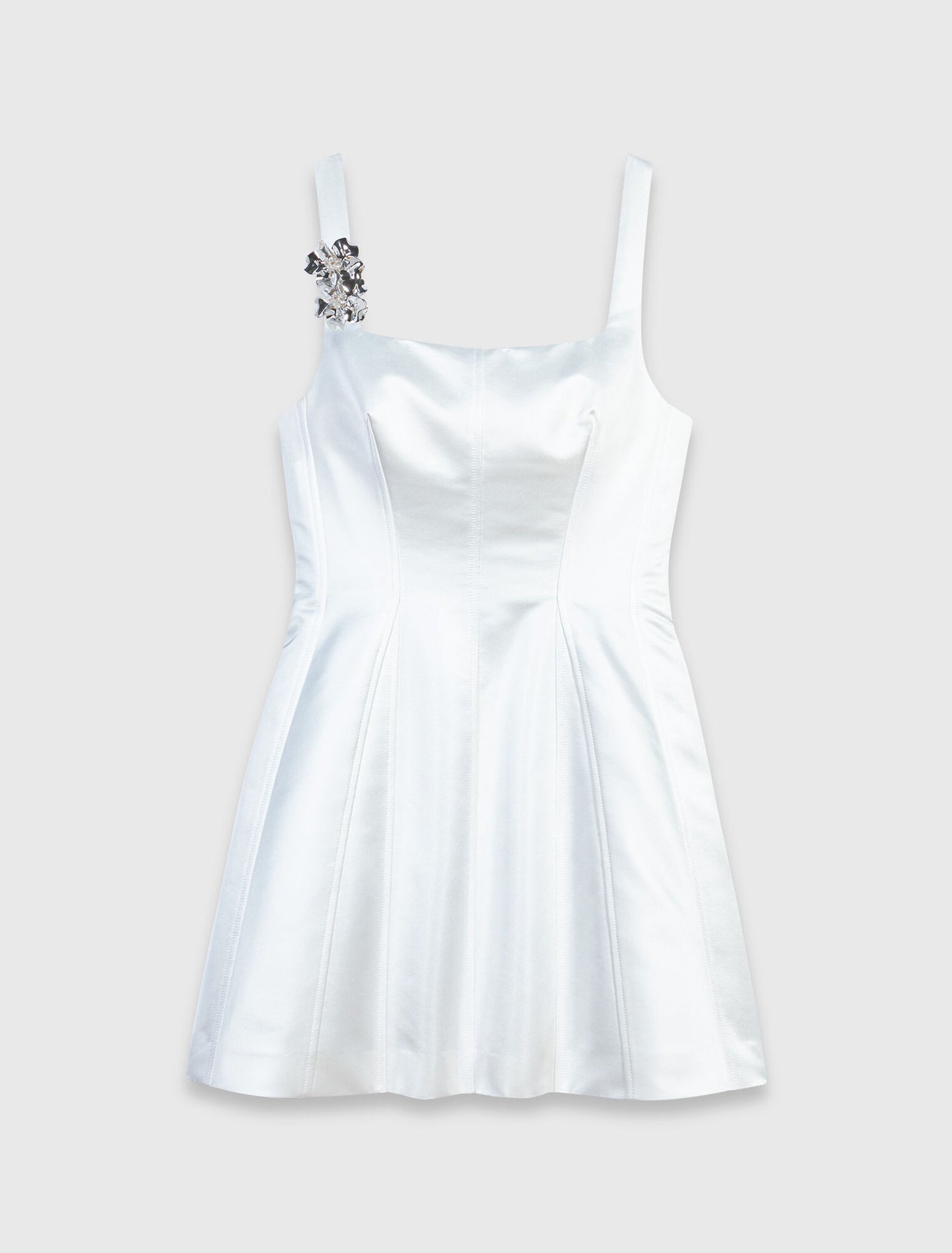 Short satin dress