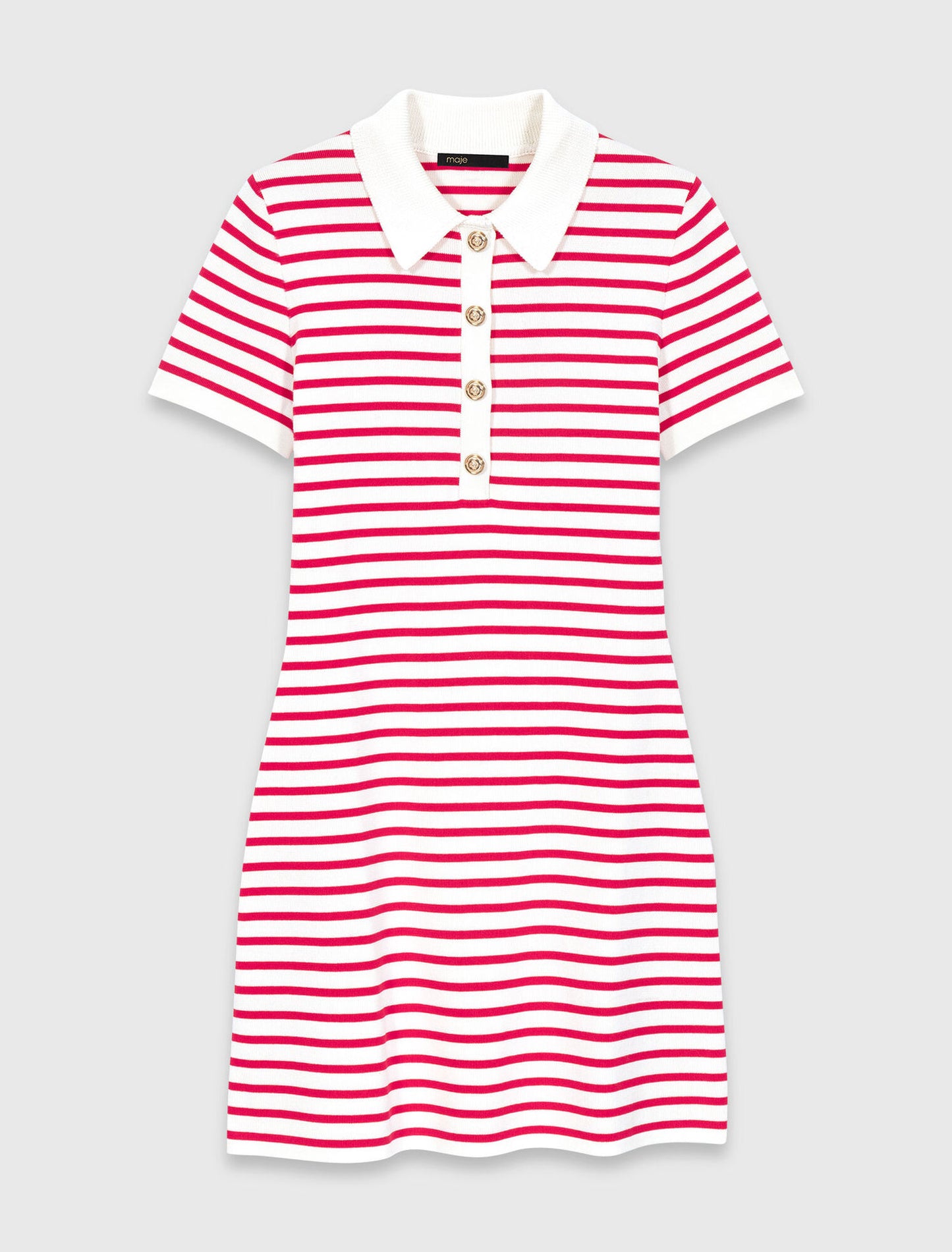 Striped polo dress