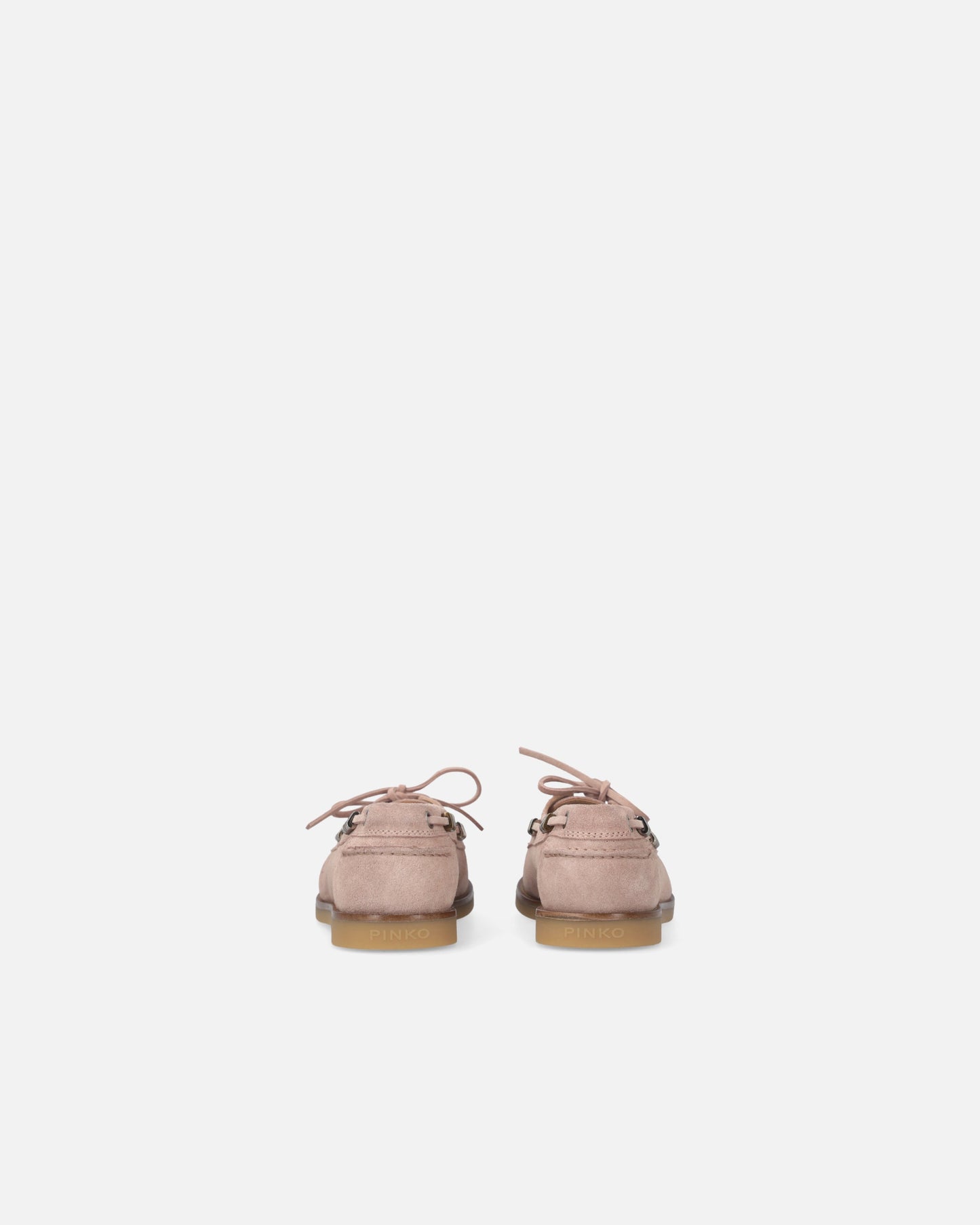 Suede moccasins with jewel details