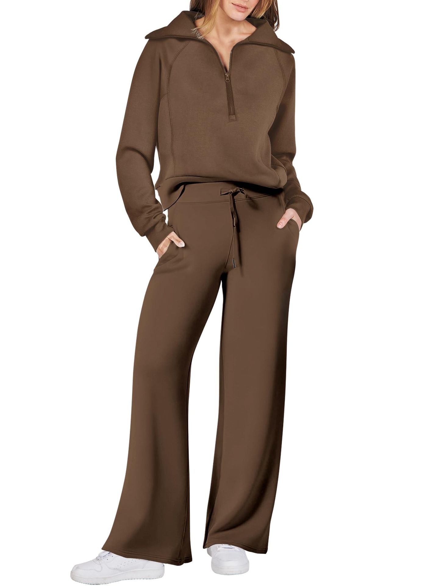 ⏰Super-Angebot – Zweiteiliges Freizeit-Sweatshirt-Set für Damen (2 kaufen, kostenloser Versand)