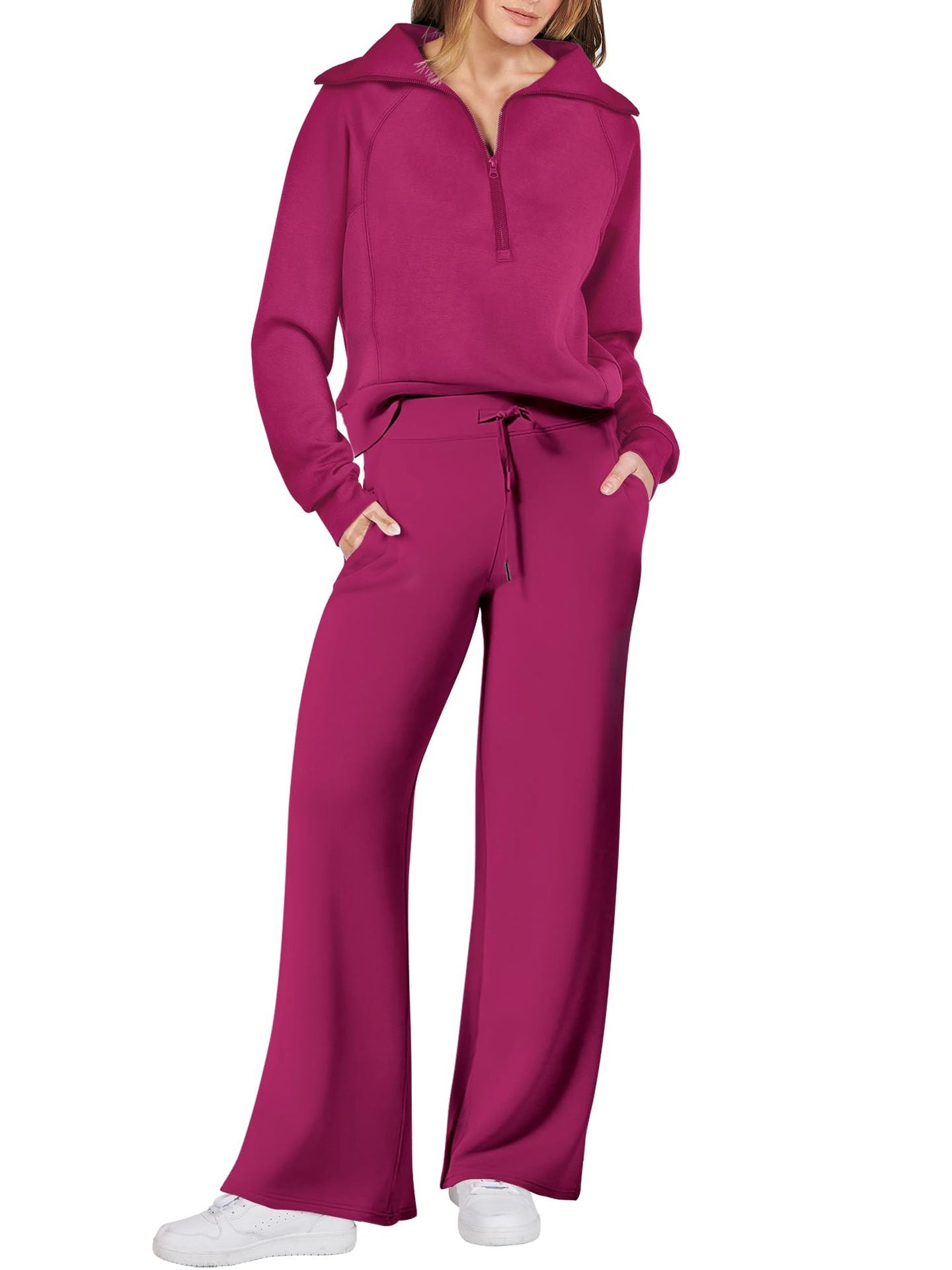 ⏰Super-Angebot – Zweiteiliges Freizeit-Sweatshirt-Set für Damen (2 kaufen, kostenloser Versand)