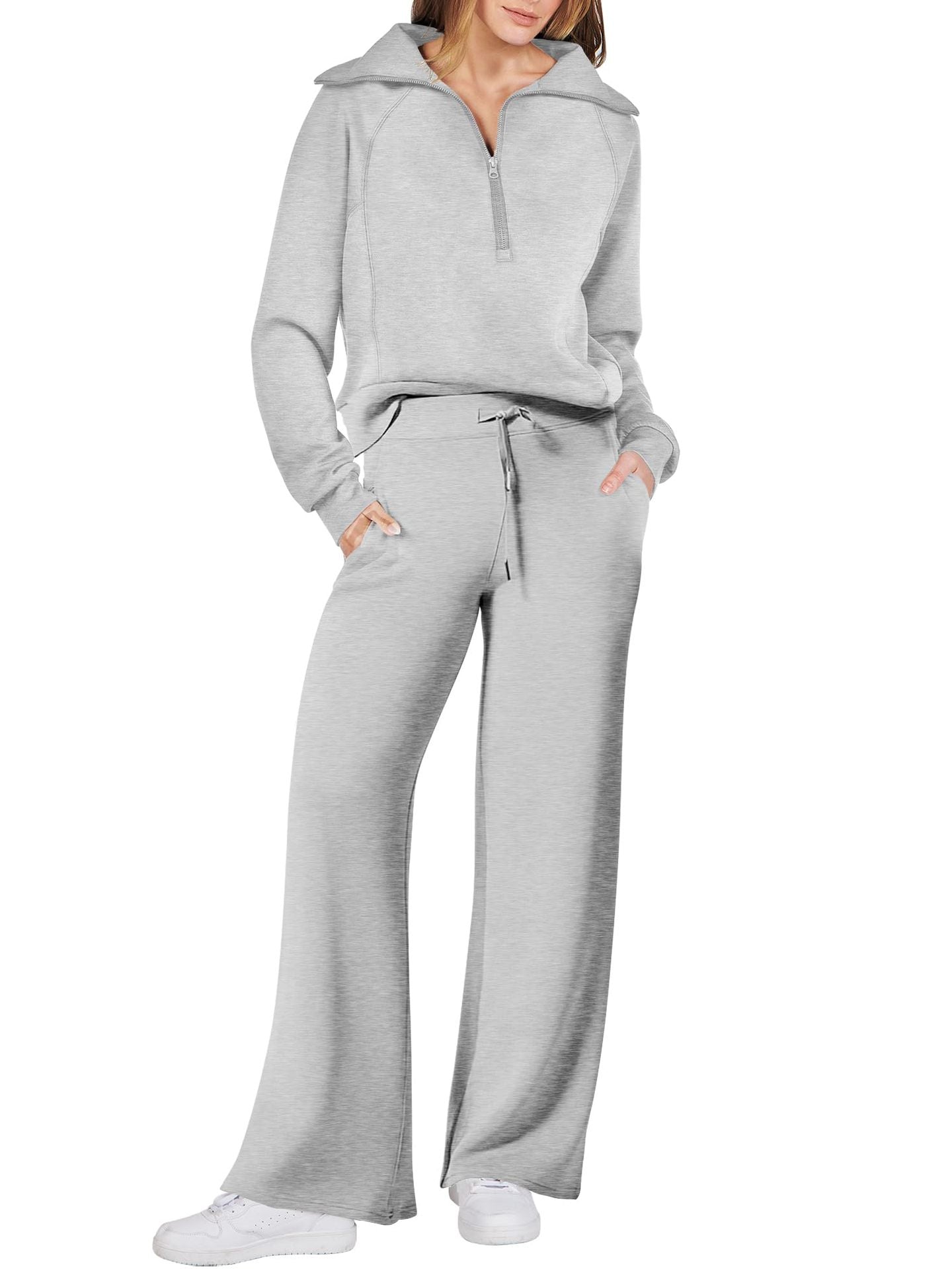 ⏰Super-Angebot – Zweiteiliges Freizeit-Sweatshirt-Set für Damen (2 kaufen, kostenloser Versand)