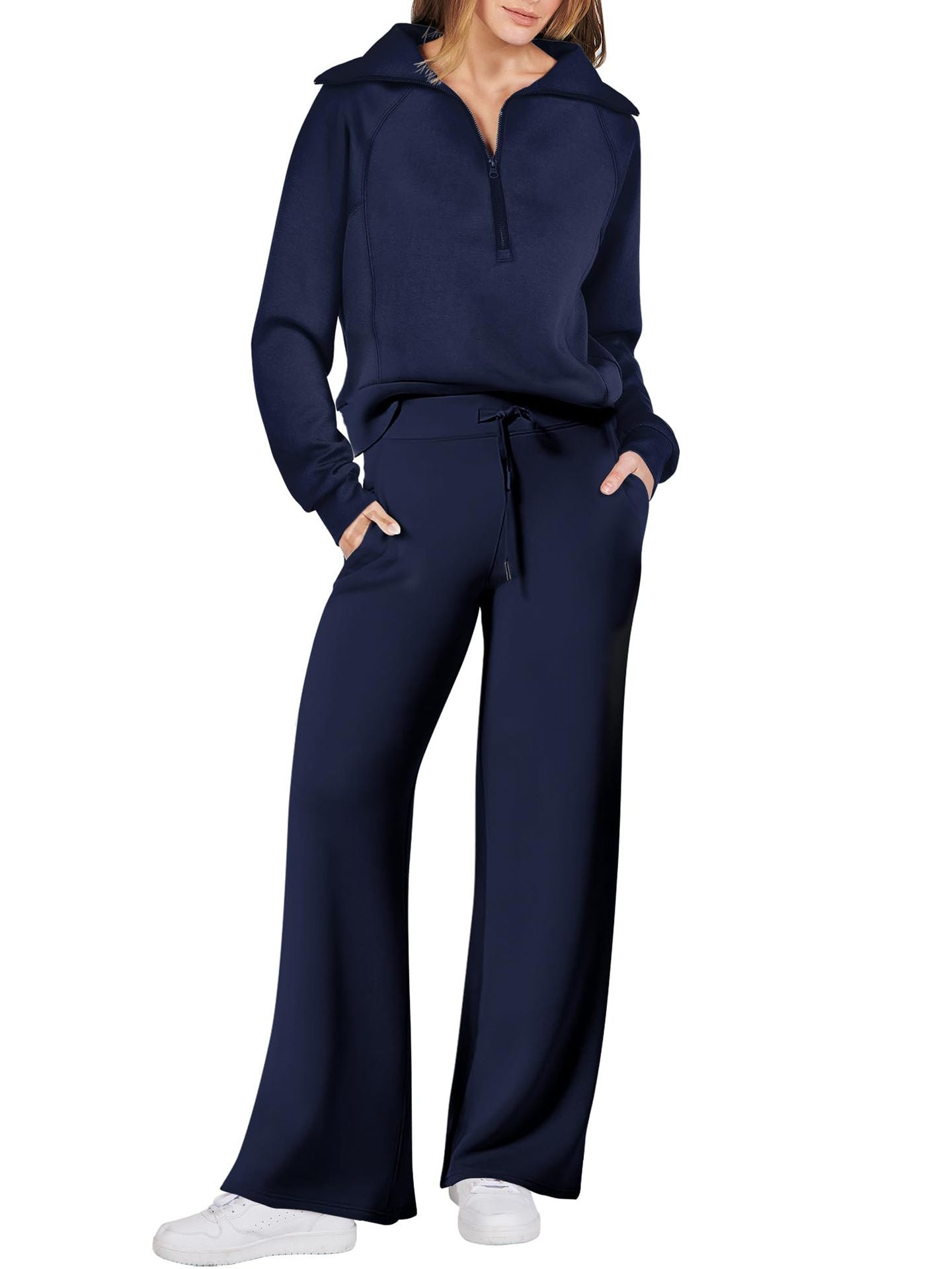 ⏰Super-Angebot – Zweiteiliges Freizeit-Sweatshirt-Set für Damen (2 kaufen, kostenloser Versand)